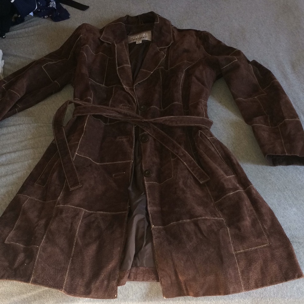 Authentic Leather Trench coat - Picture 2 of 7